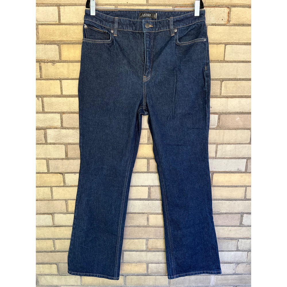 Lauren Ralph Lauren Dark Wash Bootcut Jeans Blue Size 14